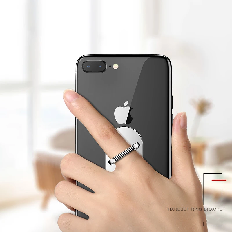 Universal Finger Ring Holder Phone Grip For Phone Ring Holder For iPhone Samsung 360 Cell Phone Stand Smart Alide Rail Type
