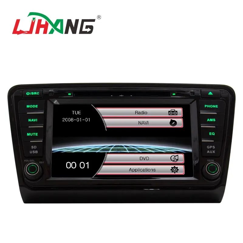 Автомагнитола LJHANG 8 дюймов Wince DVD стерео для VW Skoda Octavia III 2014 2015 GPS Navi HD сенсорный