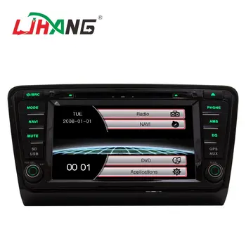 

LJHANG 8 inch Wince Car DVD Stereo For VW Skoda Octavia III 2014 2015 GPS Navi HD Touch Screen MirrorLink Bluetooth free map RDS