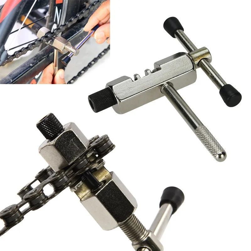

Bike Cycling Steel Chain Breaker Splitter Cutter Removal Tool Remover Cycle Solid Repair Tools Bicycle Chain Pin Splitter Device