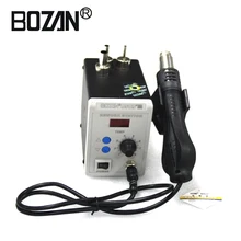 858D+ пайка горячим воздухом станция 110 В/220 В 750 Вт светодиодный цифровой паяльный тепловой пистолет паяльная станция ESD SMD Сварка SMT ремонтная машина