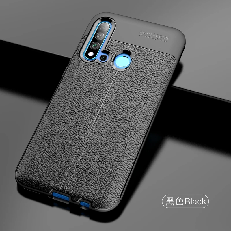 Роскошный кожаный чехол для Huawei P30 Pro Funda P20 Lite 2019 P10 Plus матовый силиконовый бампер
