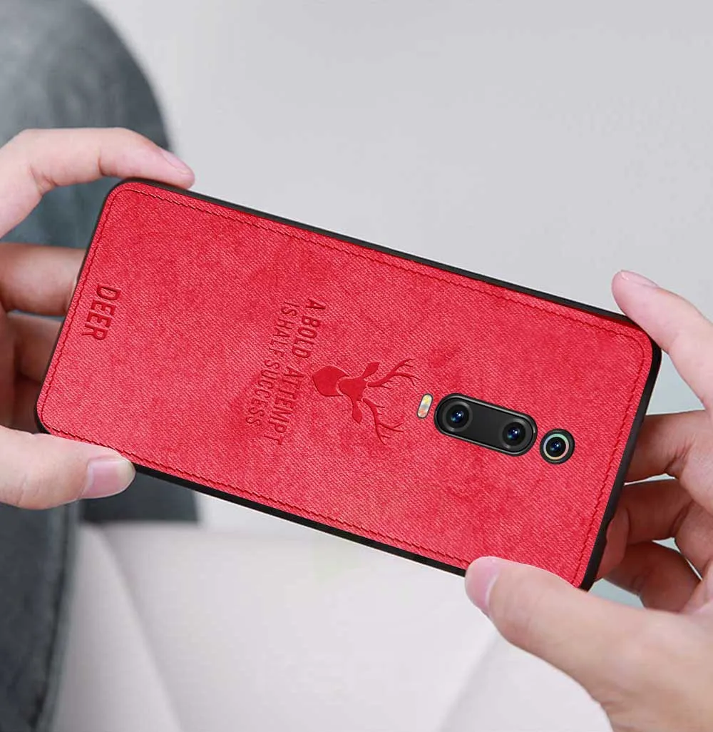 Тканевый чехол для Xiaomi Mi 9T Pro Redmi K20 Note 8 7 6 5 6A 7A 8T 9S 9 Max мягкий ТПУ тканевый