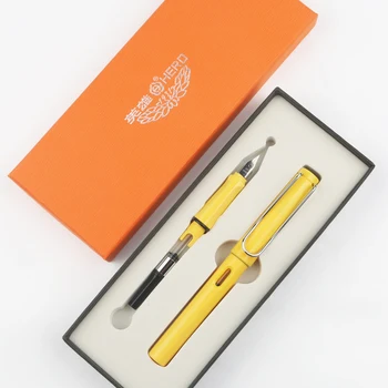 

Creative Fountain Pen EF F Hooded Double Nib Gift Set High Quality Office Pens for Writing Student Posture Correction Pens