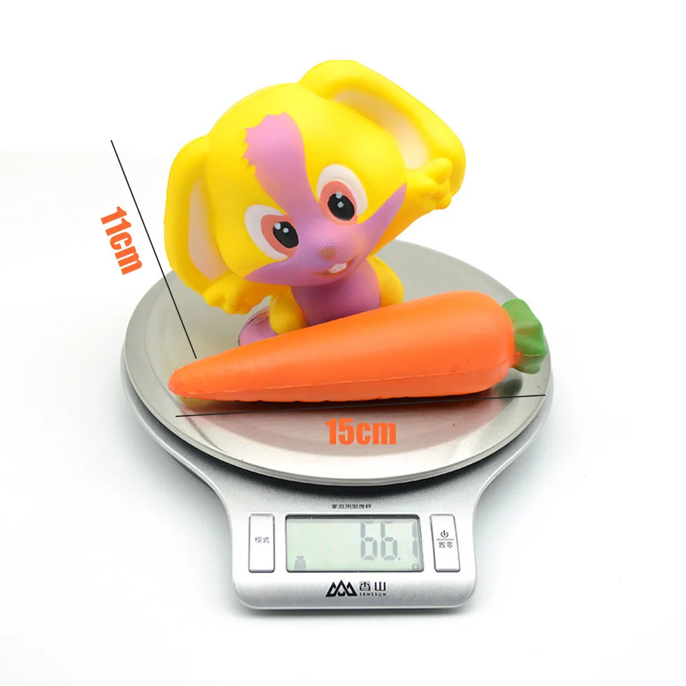Милый кролик морковь снятие стресса Ароматические супер замедлить рост дети Squeeze игрушка головоломка игрушка