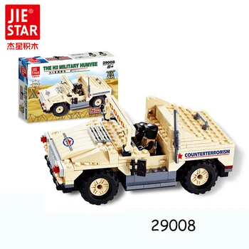 

Simulation Military H2 Military Hummer Car Doll Building Blocks Model Educational Assembled DIY Plastic Toys Brick Kids Xmas Gif