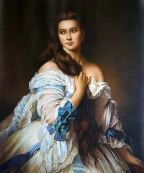 

Handicrafts Art Repro oil paintings:"woman portrait" 24x36 Inch