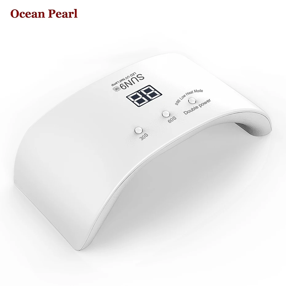 OCEAN PEARL LED UV lamp nail dryer 24W motion sensor high tech leds Double light Nail