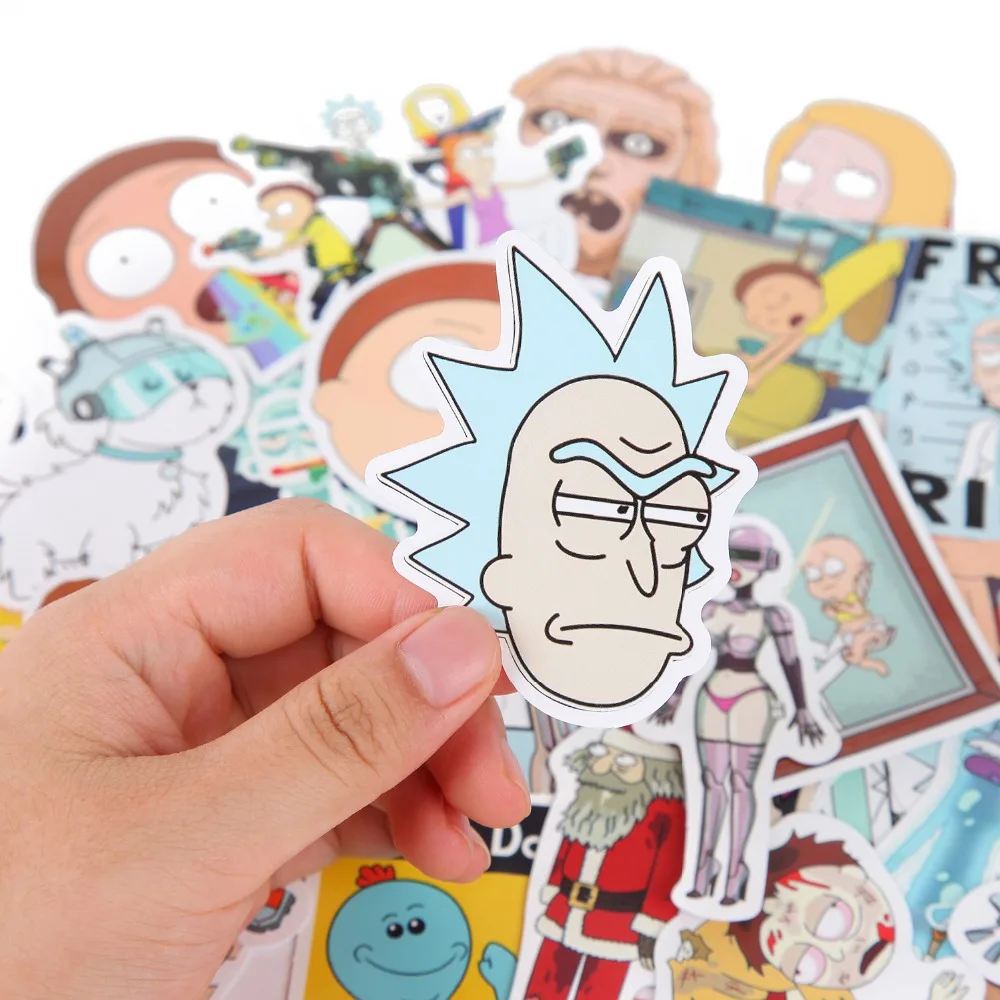 35Pcs/lot Rick and Morty Funny Sticker [ Pack of 3 ]