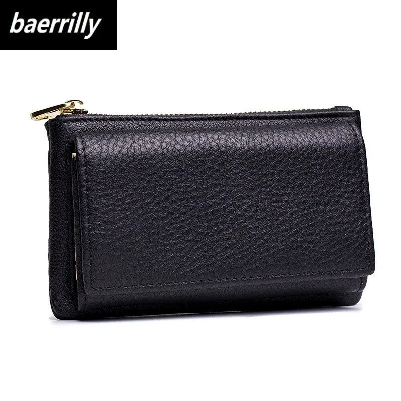 

Fashion Genuine Leather Car Key Wallets Men Housekeeper Keys Organizer Women Key Chain Covers Zipper Key Case Bag Pouch Purse