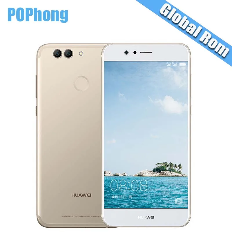 Международная прошивка huawei Nova 2 Plus 4 Гб ОЗУ 128 ПЗУ Восьмиядерный Kirin 659 две задней