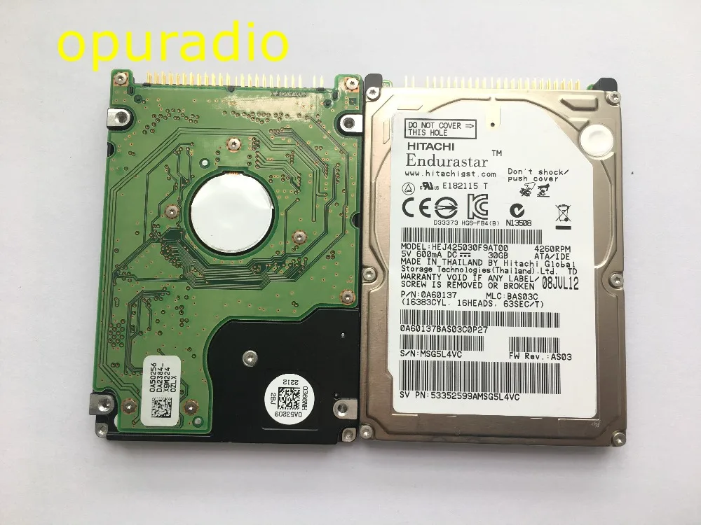 Оригинальный новый жесткий диск HEJ425030F9AT00 30 Гб для VW Car HDD навигационные системы