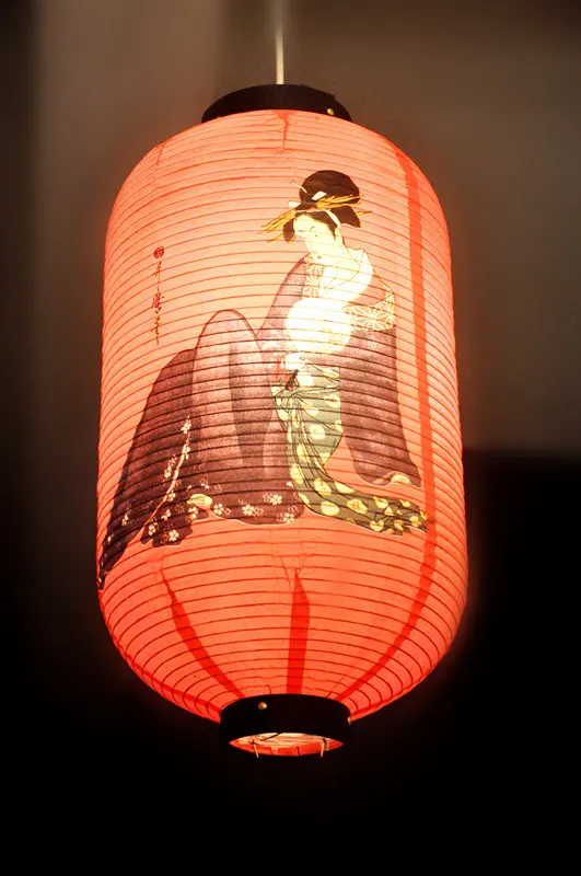 Бумажный фонарь, Ночной светильник, праздничный фонарь, китайский, японский, корейский, суши-магазин, светодиодный светильник, праздничный декор, аксессуары для украшения дома - Испускаемый цвет: A