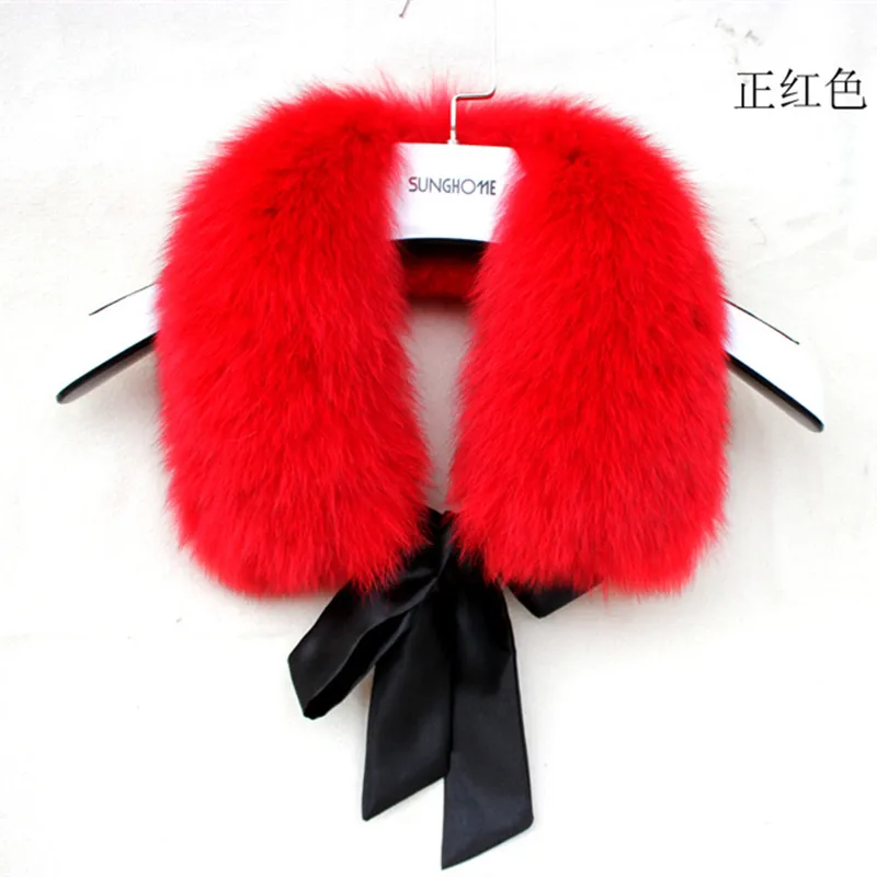Женский шарф из натурального меха лисы кожаный с мехом енота 2019|fur fox|fox furcollar fox |