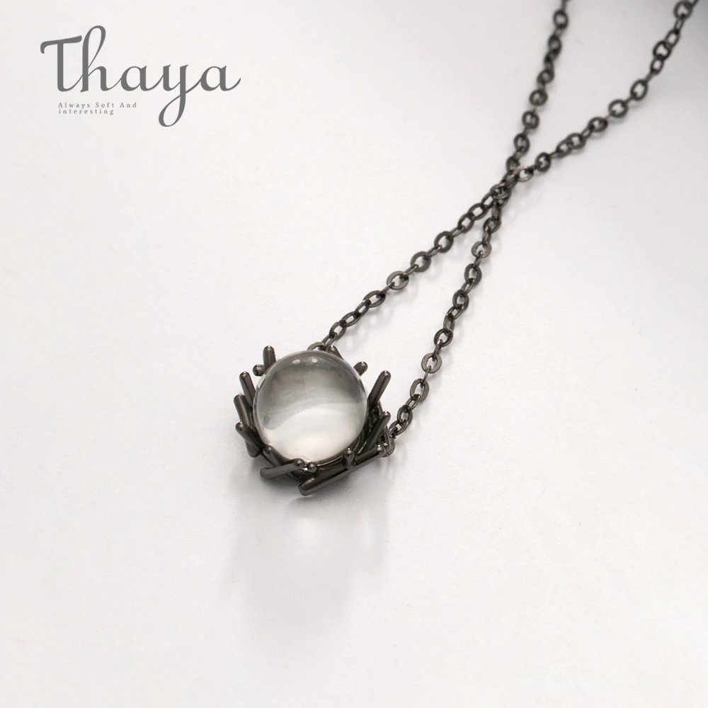 Женское ожерелье с подвеской Thaya из серебра s925 пробы натуральным