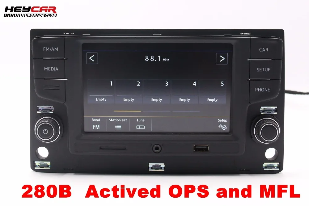 HEYCAR для VW Golf 7 MK7 VII Passat B8 6 5 &quotMIB радиоприемник система с поддержкой Bluetooth 5GG 035 280