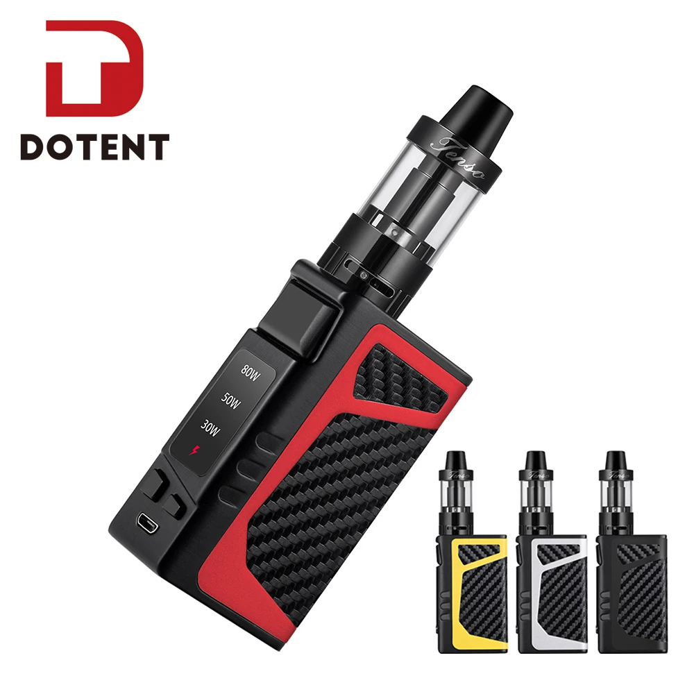 DOTENT SD 80 Вт электронная сигарета 510 нить 3 5 мл атомайзер 2000 мАч встроенный