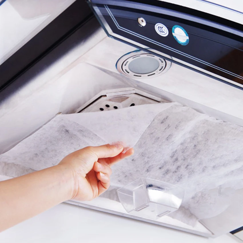 2pcs Extractor Fan Filter Antioil Suction Papers Kitchen Gadgets