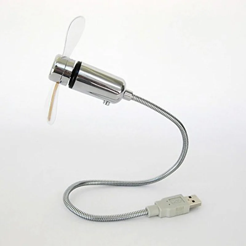 Гибкий мини USB светодиодный охлаждающий мигающий температурный вентилятор для