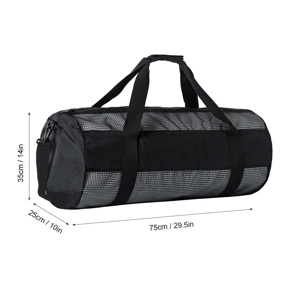 NEW Mesh Duffel Gear Bag Snorkel Equipment Gym Bag for Mask Snorkel Fins Scuba Diving Bags Surfing Gear Pouch Case
