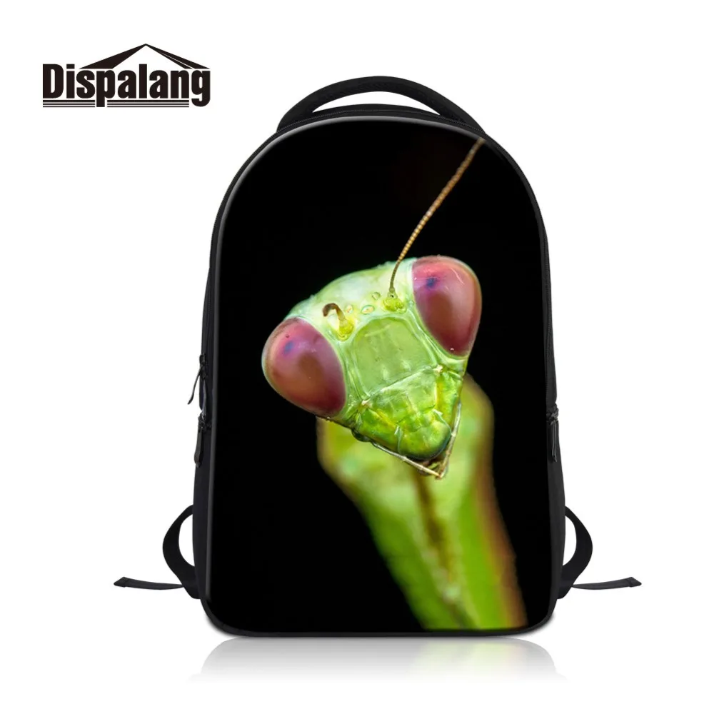 

Dispalang 2018 Models Backpack for Men Cheap Name Brand Laptop Rugzak for Teenager Print Insect Pattern on Rucksacks for Travel