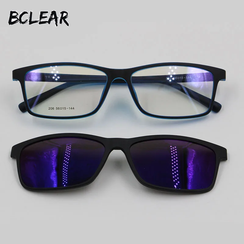 Солнцезащитные очки BCLEAR TR90 зеркальные поляризационные антибликовые модные
