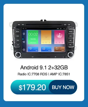 Четырехъядерный Android 8,1 " 2 din автомобильный DVD gps радио плеер для VW golf 5 6 touran passat B6 sharan jetta polo tiguan