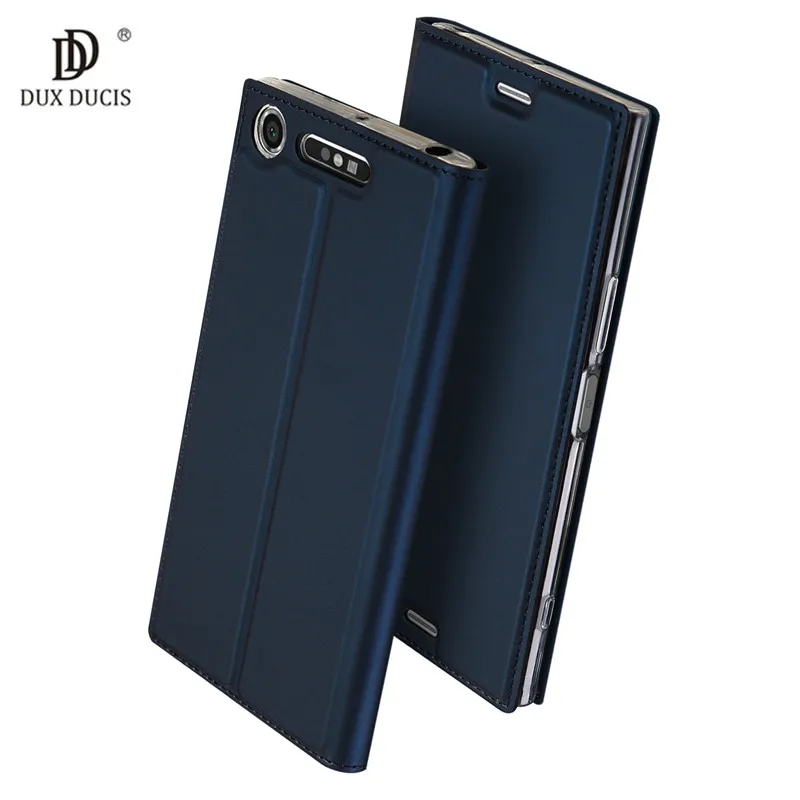 DUX DUCIS флип чехол из искусственной кожи для Sony XZ1 XZ 1 роскошный бумажник Xperia G8341 G8342