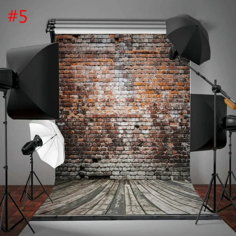 Photo Backdrops Vinyl Wooden Floor Photography Background For Newborn Kid 5x7ft | Электроника