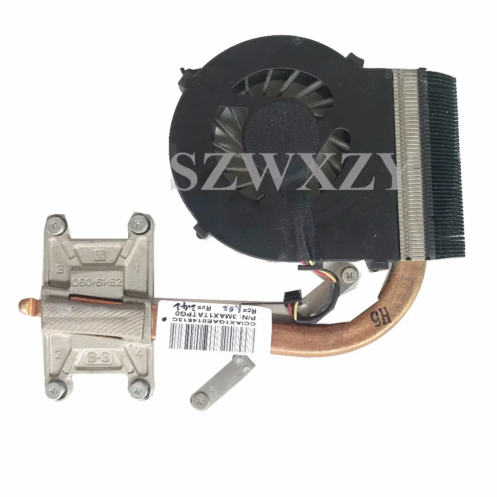 

For HP CQ42 G42 G62 CQ62 Cooling Heatsink With Fan 595833-001 617646-001 Full Tested Free Shipping