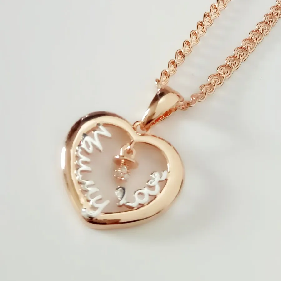 

Office Lady Pendants Luxury Cubic Zircon Pendant Women Jewelry 585 Gold Color Fashion New Necklace Pendants