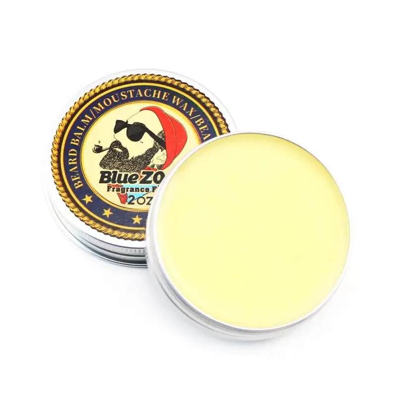 Men Beard Oil Balm Moustache Wax for styling Beeswax Moisturizing Smoothing Gentlemen Beard Care