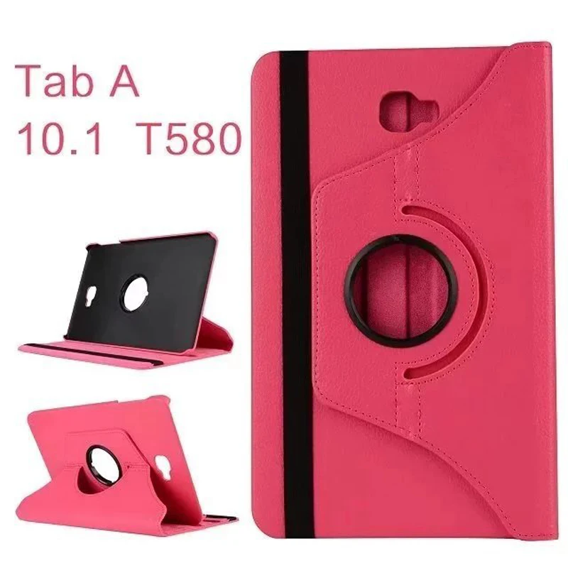 

For Samsung T580/T585 Stand PU Leather Case Cover For Samsung Galaxy Tab A 10.1" SM-T580 T585 Protective Tablet Case