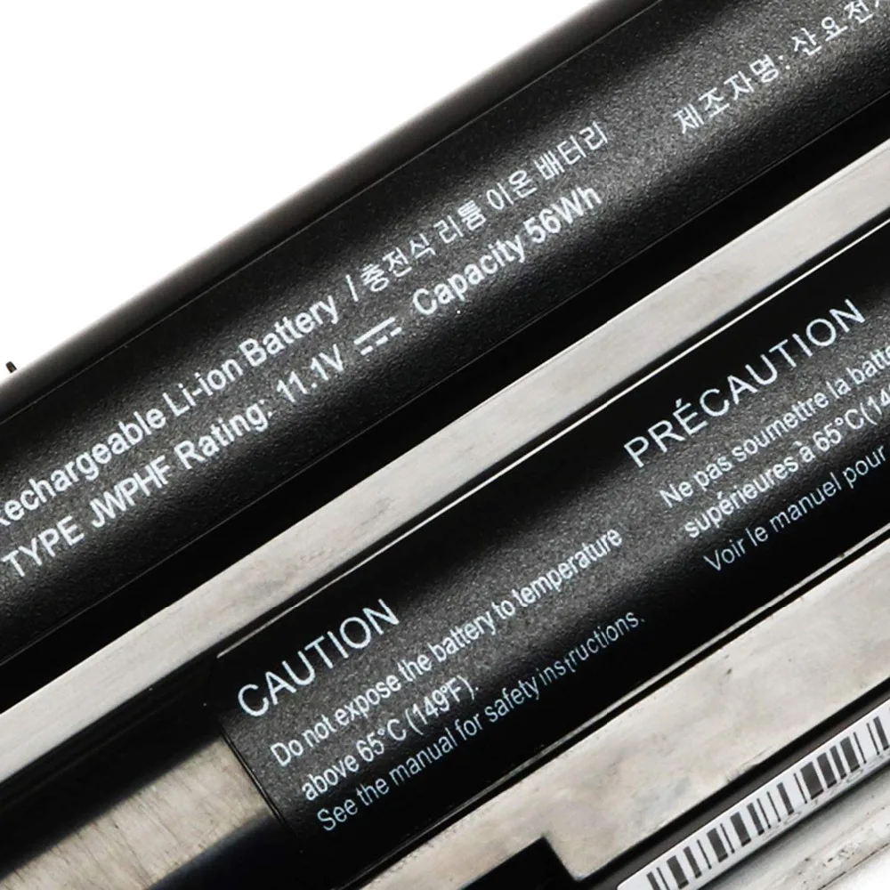 11.1V 56Wh JWPHF J70W7 R795X WHXY Laptop Battery For Dell XPS 14 15 17 L401X L402X L501X L502X L701X L702X-