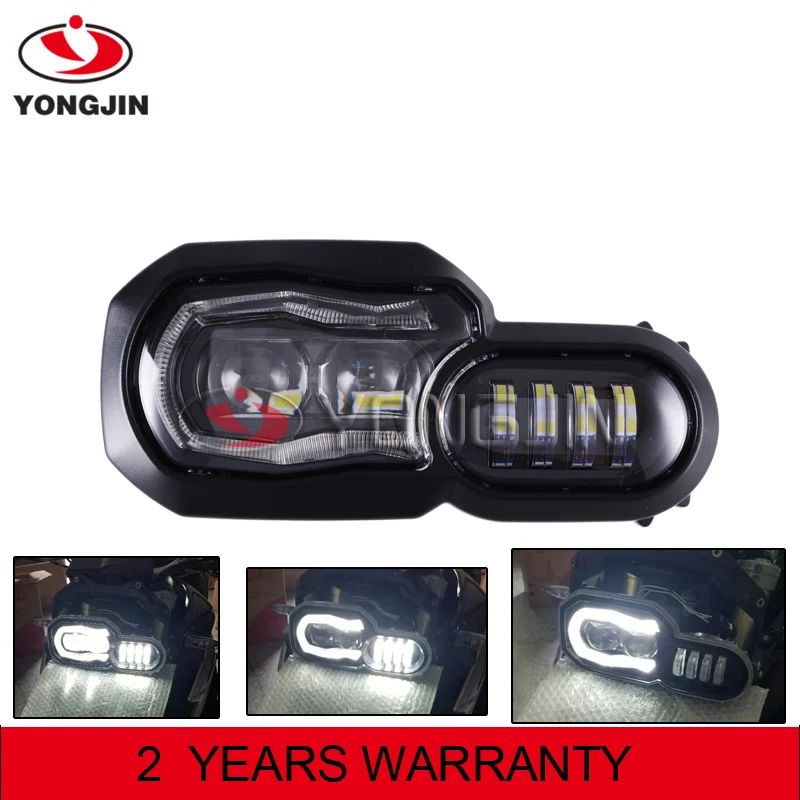 

For BMW F800GS /F700GS Front LED Lens headlight Angel eyes Headlamp Assembly