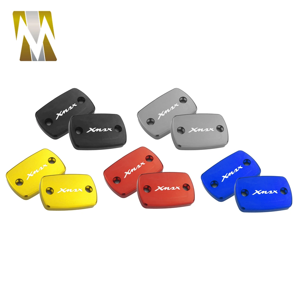 With Logo For Yamaha Xmax300 x max X-MAX 300 2017 2018 Motorcycle Brake Clutch Oil Fluid Reservoir Cap Cover (36)