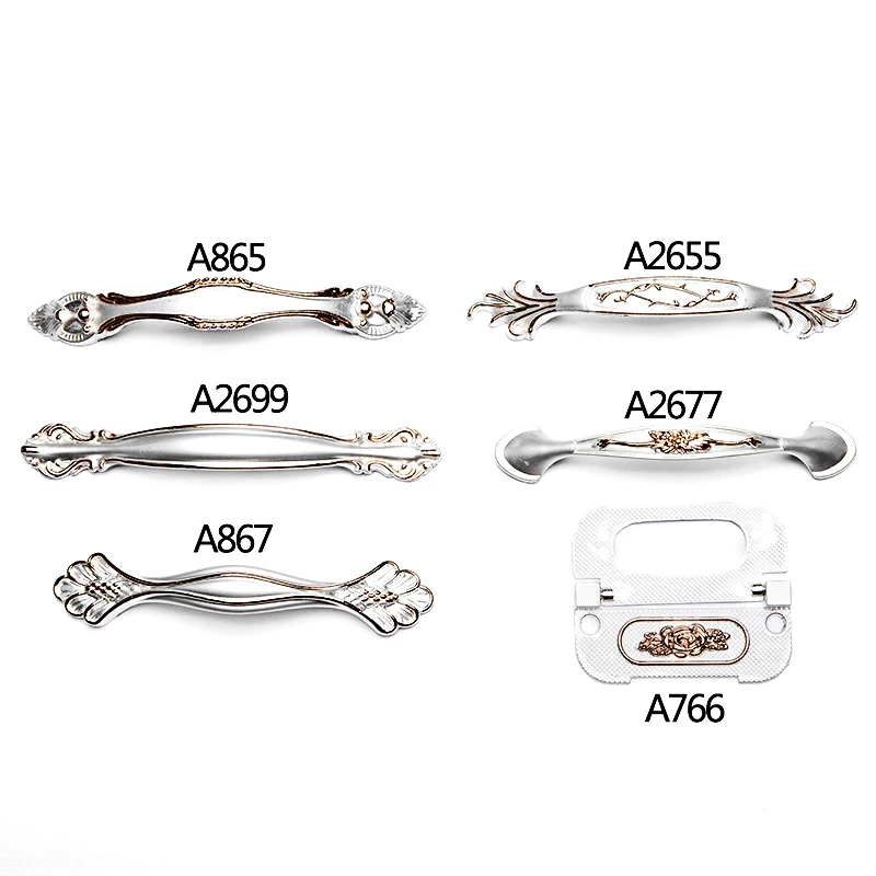 Aluminum Alloy Cabinet Handles Solid Kitchen Cupboard Pulls (1)