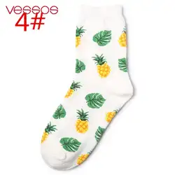 SOLEDI короткие носки ноги фруктов мягкие теплые фрукты рисунок носков тела Одежда для девочек Для женщин ежедневно гетры