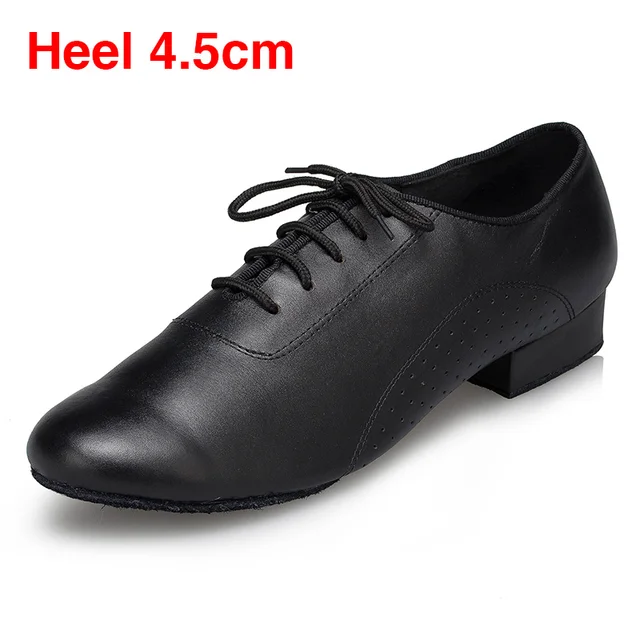 Real Leather White Modern Men's Ballroom Tango Latin Dance Shoes Jazz