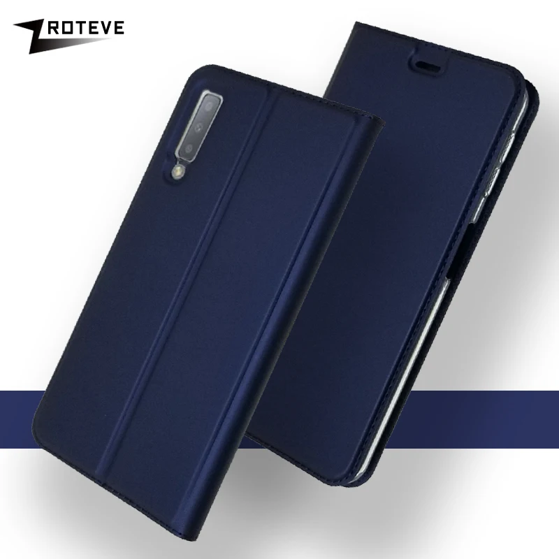 ZROTEVE чехол для Samsung A5 A7 A9 2018 складной Бумажник кожаный Galaxy Чехол Флип