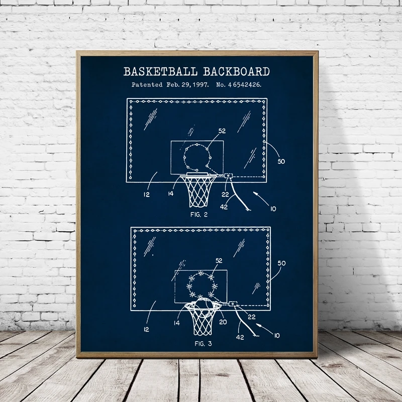 Basketball Poster Home Decor