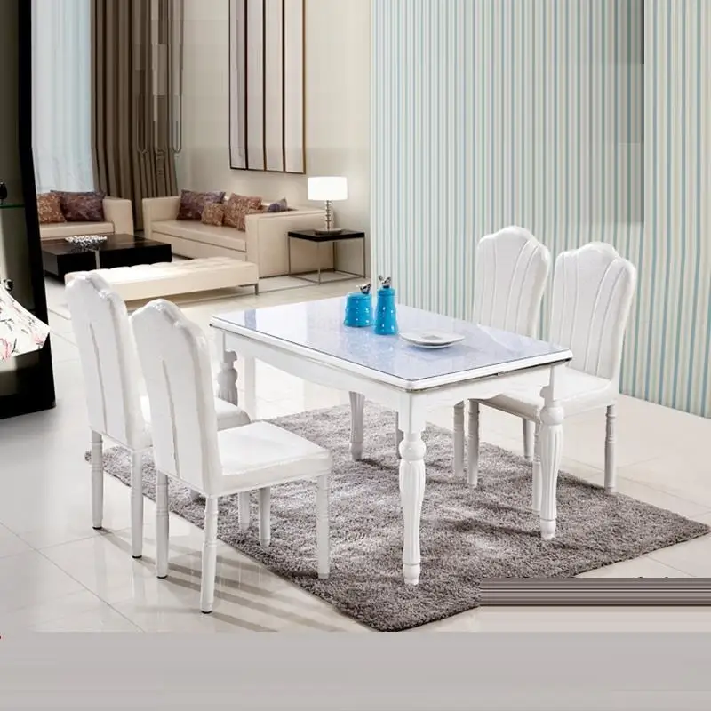 Redonda Set Marmol Kitchen Comedores Mueble Room Yemek Masasi Escrivaninha Eettafel Bureau Mesa Comedor Desk Tablo Dining Table