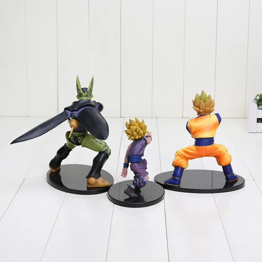 Драконий жемчуг фигурка супер сайяна драматическая витрина Son Gohan Cell ПВХ Фигурки