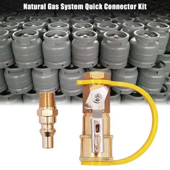 

1/4" Propane / Natural Gas System Quick Connector Kit