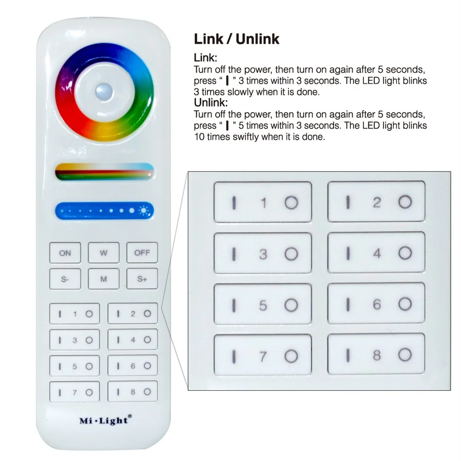 Rgb + Cct Miboxer Teto Redondo Spotlight Ac86-265v Fut062 - Fut089 Fut092 b8 b4 t4 Ibox1 Ibox2 2.4g Controlador 9 w Led 17 b8 b4 t4 ibox1 ibox2 2.4g controlador