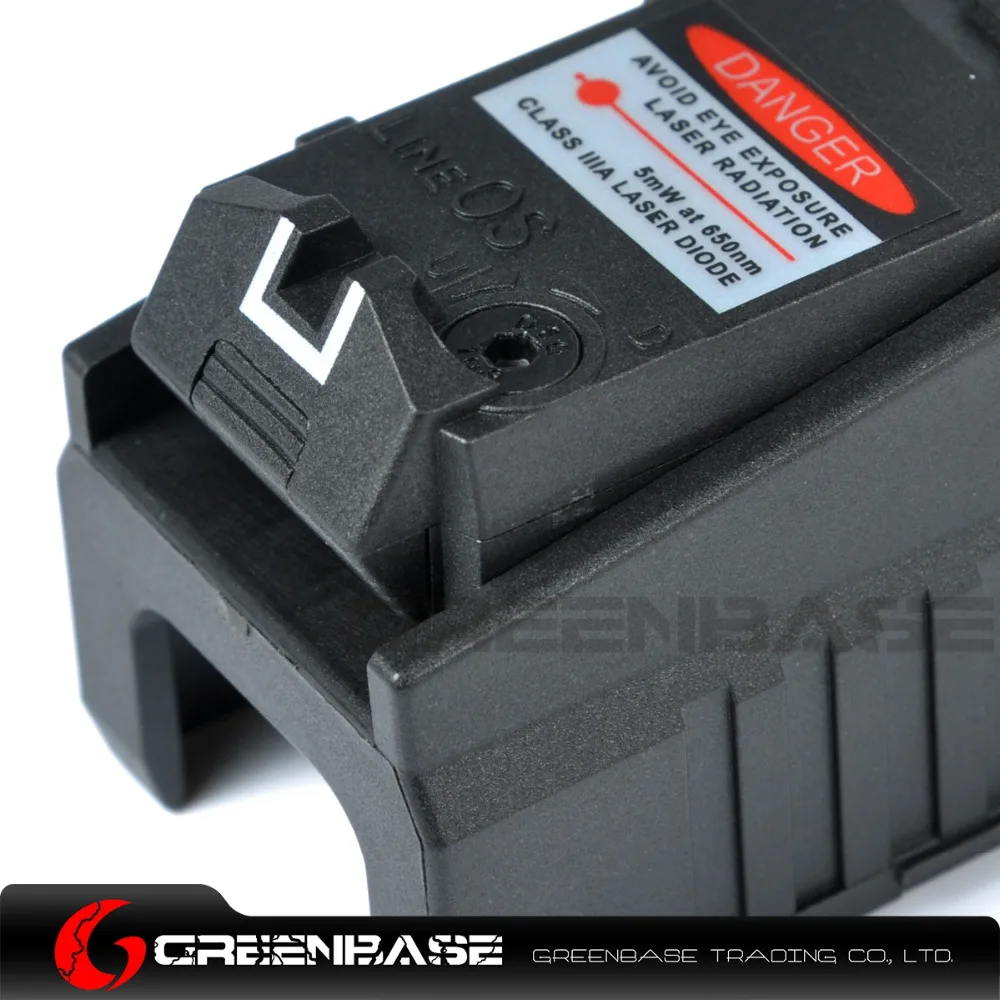 Greenbase тактический Глок лазерный прицел сзади красный лазер с целью Fit Airsoft Glock 17 18C 19 22 23 25 26 27 28 31 32 33 34 35 37 лазер