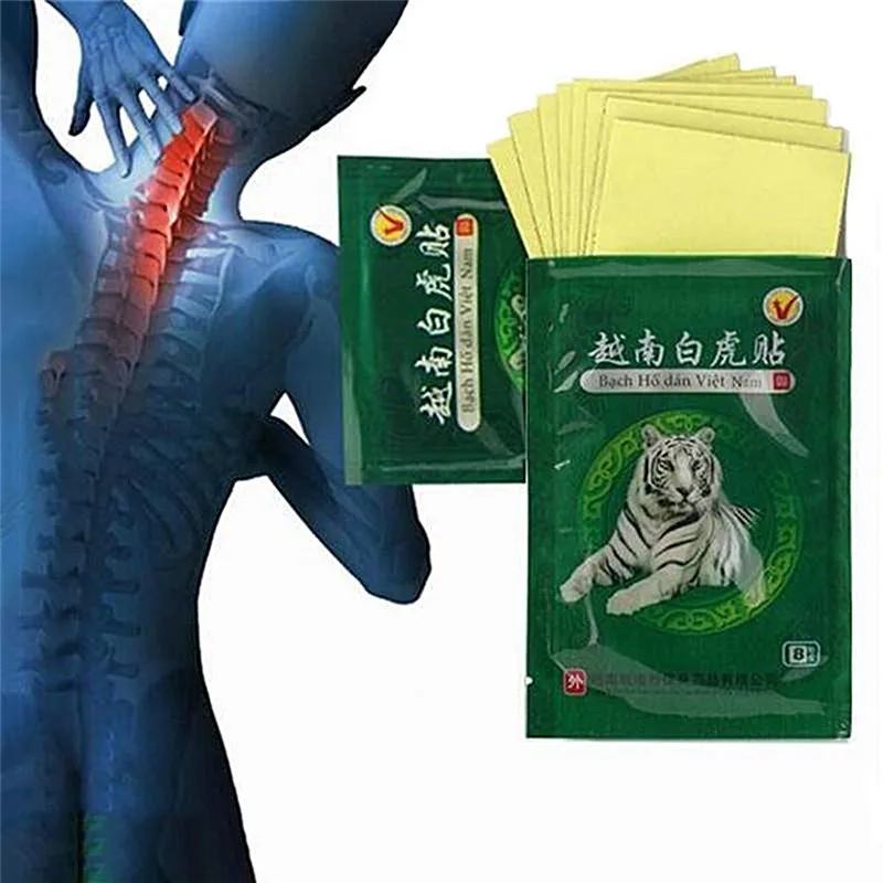 40pcs Vietnam White Tiger Balm Patch Meridians Plaster Lumbar Pain