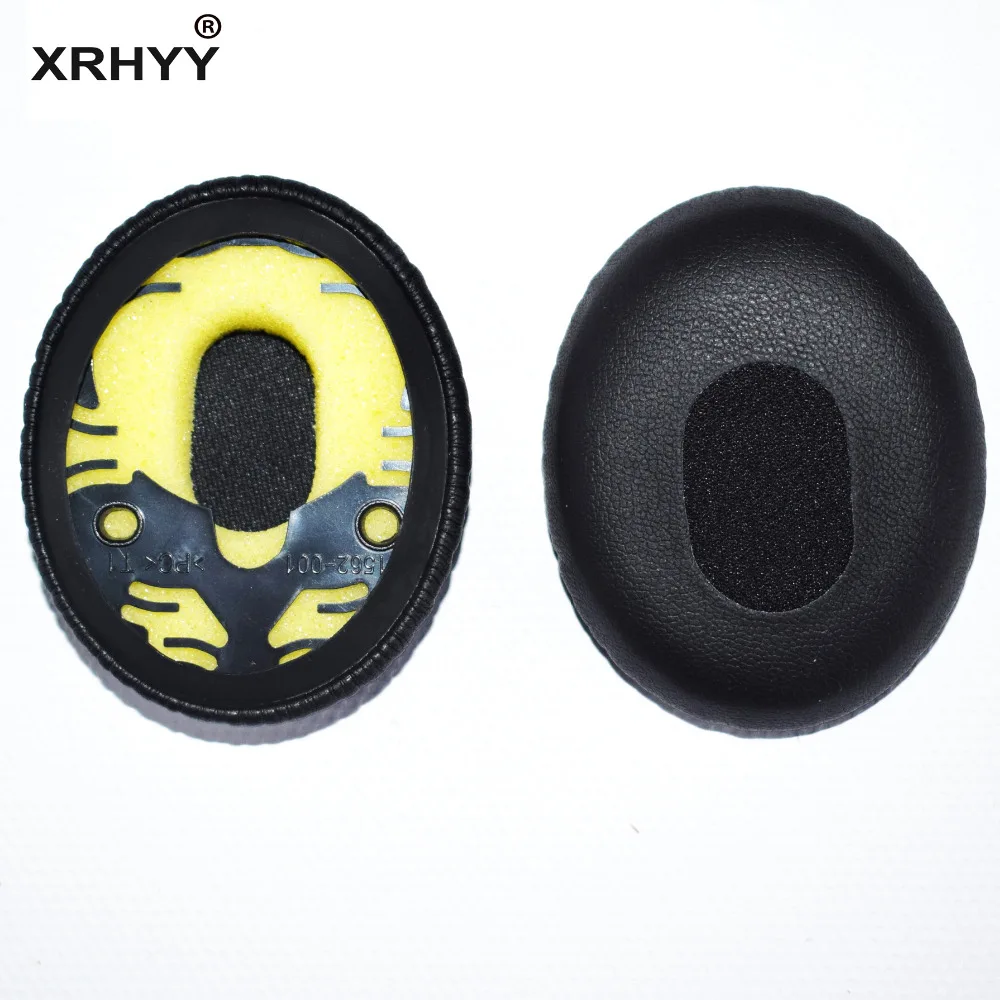 

XRHYY New Black Replacement Earpads Ear Pads Foam Cushion for Bose QC3 QC 3 On Ear/OE Headphones