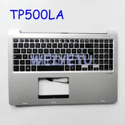 TP500LA Клавиатура для ноутбука ASUS TP500 TP500L TP500LA TP500LB TP500LN Серебряная клавиатура с Palmrest верхний регистр C крышкой