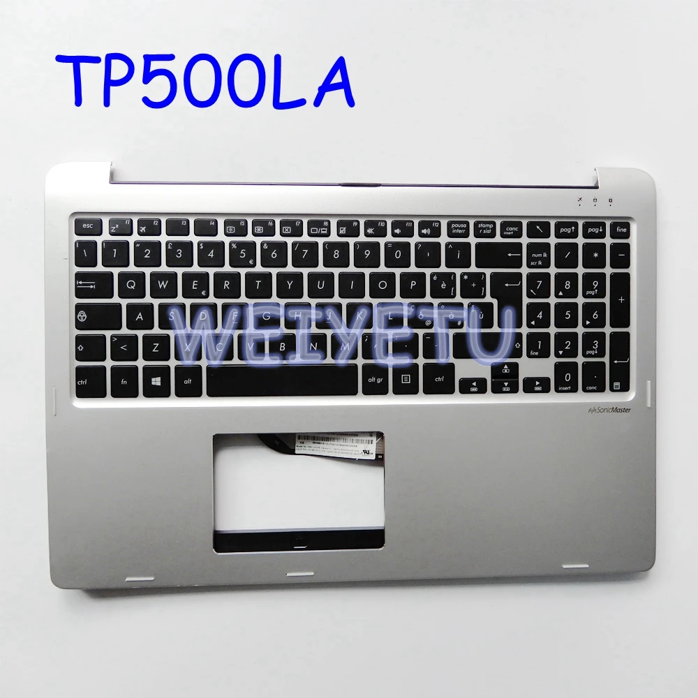 

TP500LA laptop keyboard For ASUS TP500 TP500L TP500LA TP500LB TP500LN silver Keyboard with Palmrest upper case C Cover